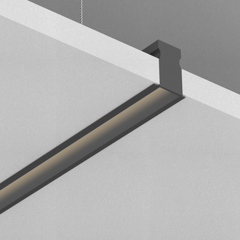 Deep recessed light profile